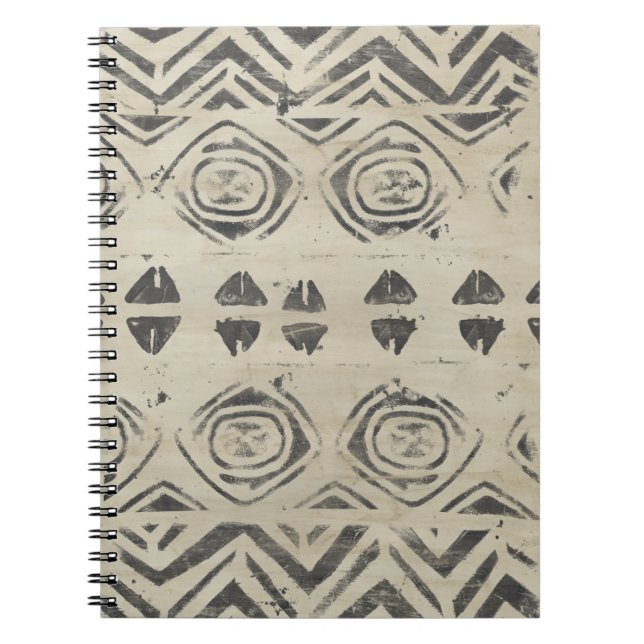 Carnet Bazar motif - Formes arrondies et géométriques (Devant)