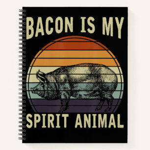 Carnet BBQ Bacon est mon esprit animal barbecue