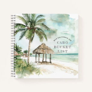 Carnet BCS   Palm Tree & Palapa Mexican Beach Bucket List