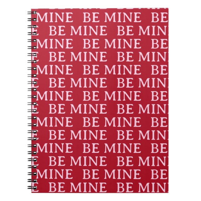 Carnet Be Mine Valentine’s Day Gift – Romantic Love  (Devant)