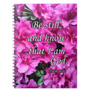 Carnet Be Still - Fleurs Roses