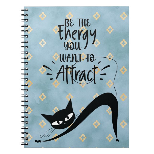 Carnet Be The Energy You Want To Attract (Devant)