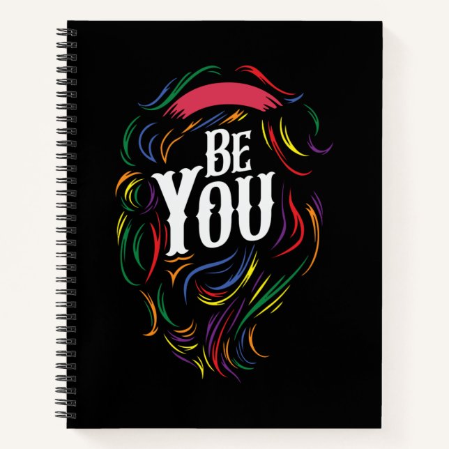 Carnet Be You | LGBTQ | Rainbow | Gay Pride (Devant)