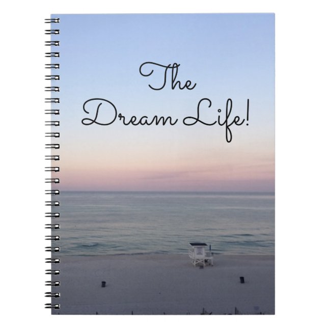 Carnet Beach Sunrise Dream Life (Devant)