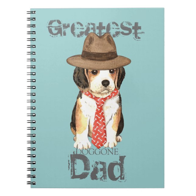 Carnet Beagle papa (Devant)
