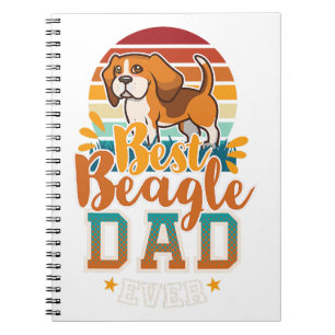 Carnet beagle papa anglais beagle chien daddy amoureux de