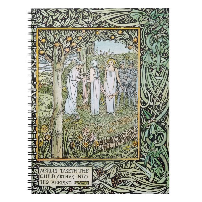 Carnet Beardsley : Morte D'Arthur (Devant)