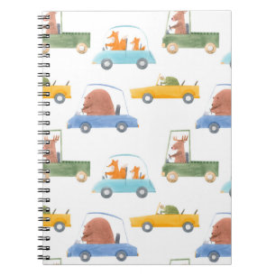Carnet Beau bébé motif sans soudure avec mignonette