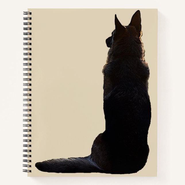 Carnet Beau Berger Allemand Chien (Devant)