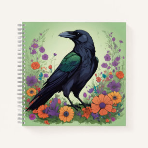 Carnet Beau Corbeau Noir