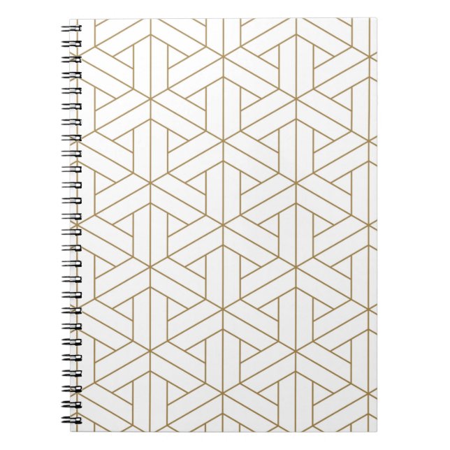 Carnet Beau motif sans Seamless shoji kumiko japonaise, (Devant)