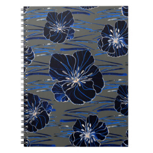 Carnet Beau motif transparent avec aquarelle stylisée