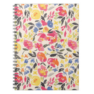 Carnet Beau motif vintage Floral dans la variété