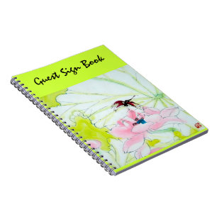 Carnet Beau panneau d'invité personnalisé