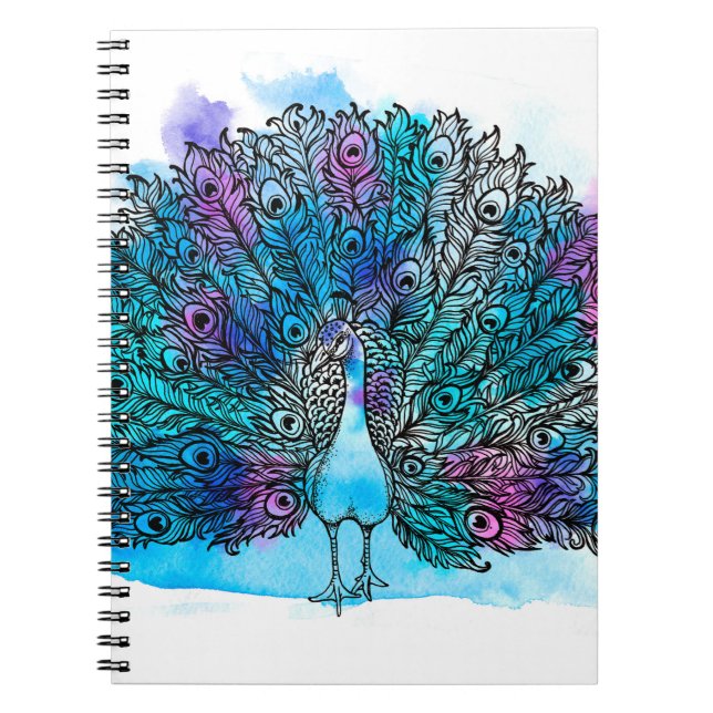 Carnet Beau Peacock Loisirs à main Composé de nombreux de (Devant)