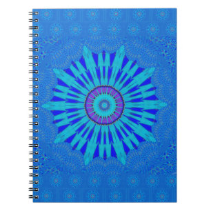 Carnet Beau Royal Blue Mandala Art Imprimer