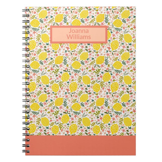 Carnet Beau sac à fleur de limonade rose fleurie (Devant)