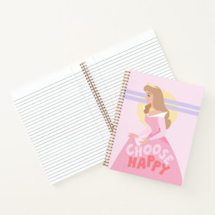 Carnet Beauté dormante Aurora Choisissez Happy
