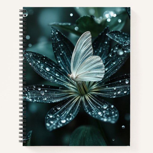 Carnet Beautiful flower and Butterfly (Devant)