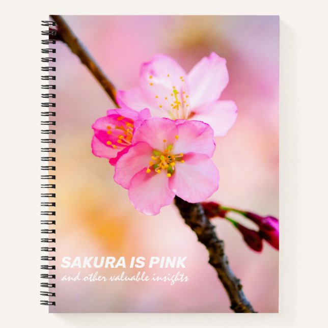 Carnet Beautiful Sakura Cherry (Devant)