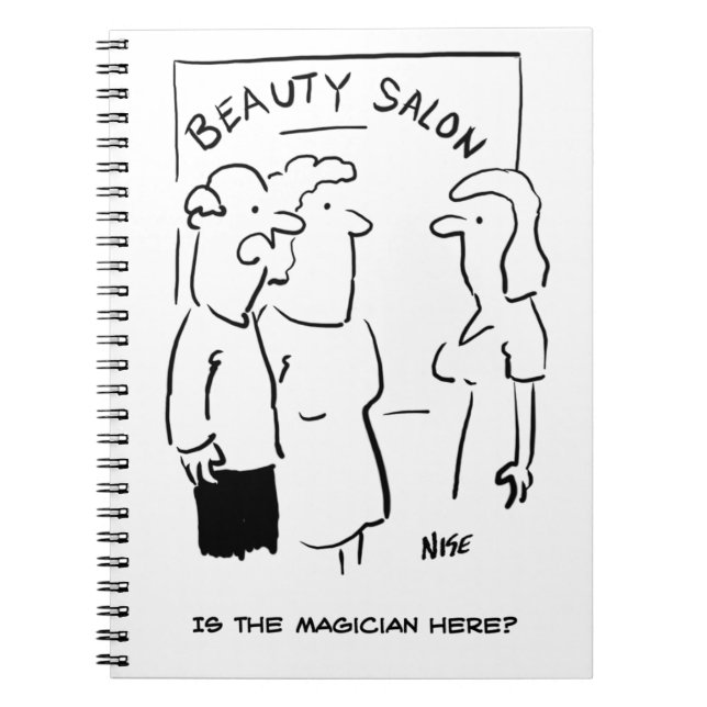 Carnet Beauty Salon - le magicien est là ? (Devant)