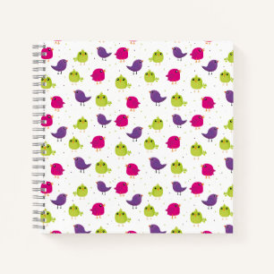 Carnet Beaux oiseaux colorés