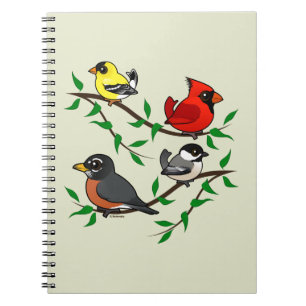 Carnet Beaux oiseaux Jardins