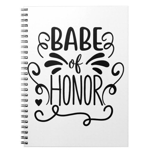 Carnet Bébé d'honneur (Devant)