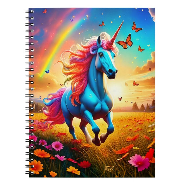 Carnet bébé - licorne (Devant)