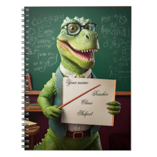 Carnet bébé - Mettez votre nom - Dinosaure de l'en