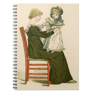 Carnet Bébé victorien Greenaway Mère