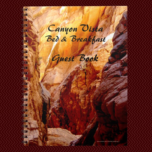Carnet Bed & Breakfast Guest Book, Southwest Canyon B&B (Créateur téléchargé)