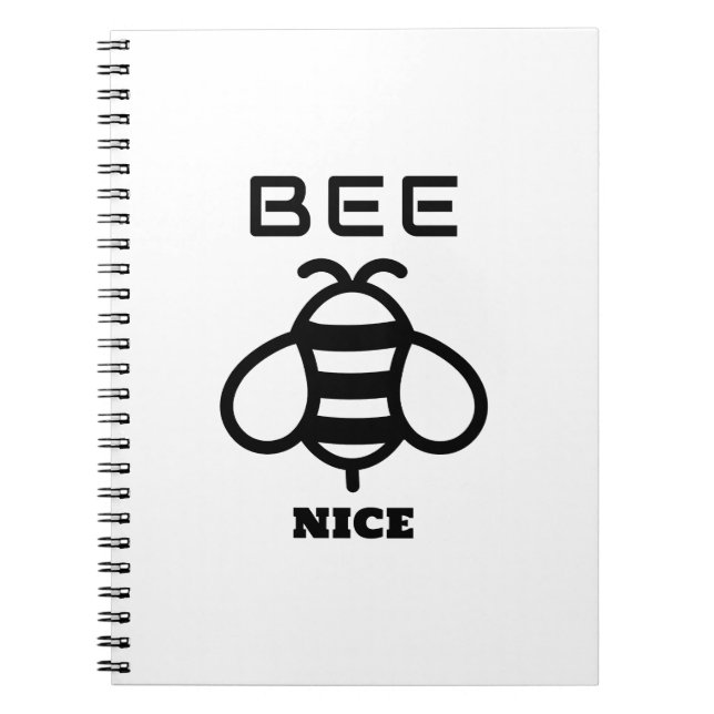 Carnet Bee Nice with Minimal Design (Devant)