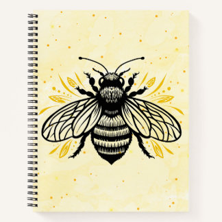 Carnet Bee-yond Beautiful Spiral Notebook