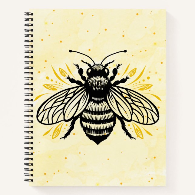 Carnet Bee-yond Beautiful Spiral Notebook (Devant)