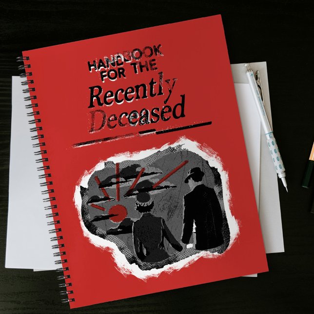 Carnet Beetlejus | Manuel pour les personnes récemment dé (Notebook on table)