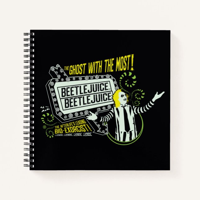 Carnet Beetlejus | Marquee "Ghost With The Most" (Devant)