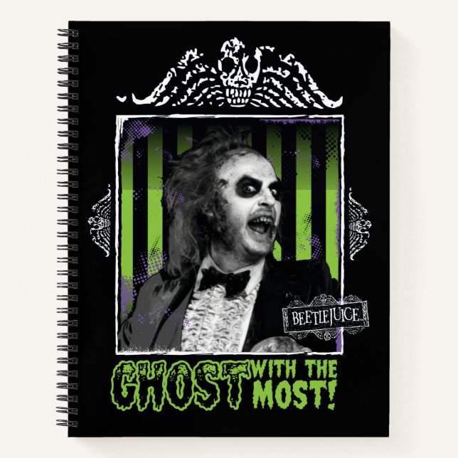 Carnet Beetlejus | Portrait "Ghost With the Most" (Devant)