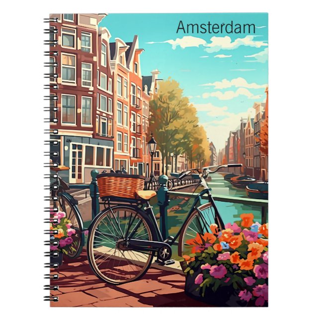 Carnet Belle Amsterdam Pays-Bas Canal City (Devant)