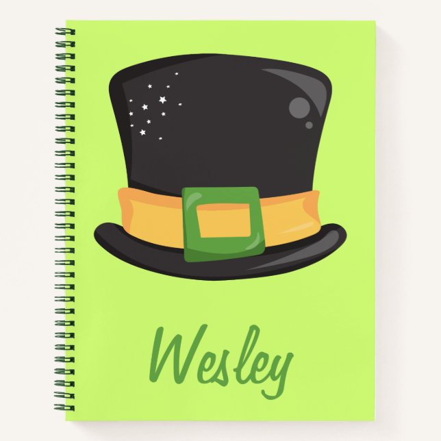 Carnet Belle et belle St. Patrick's Day casquette (Devant)