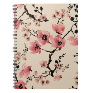 Carnet Belle impression de fleurs d'aquarelle. St