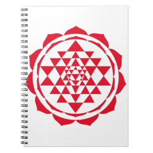 Carnet Belle Saraswati Yantra pour la croissance et la pa