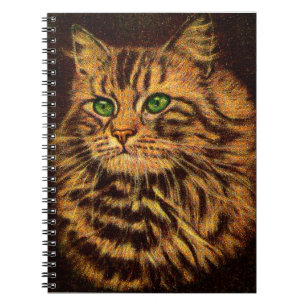 Carnet belle tabby à cheveux longs