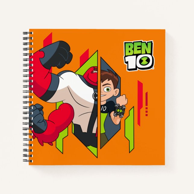 Carnet Ben 10 Transformation de l'ADN à quatre armes (Devant)