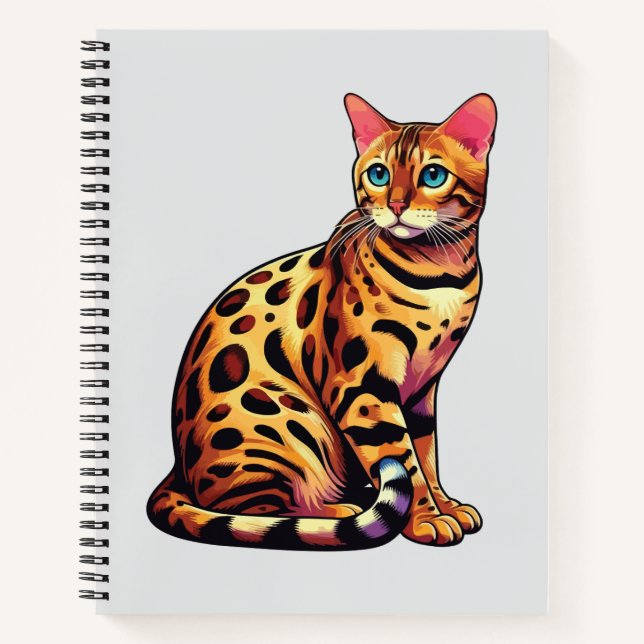 Carnet Bengal Cat  (Devant)