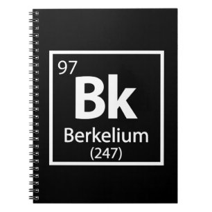 Carnet Berkelium - Berkeley Science - Tableau périodique