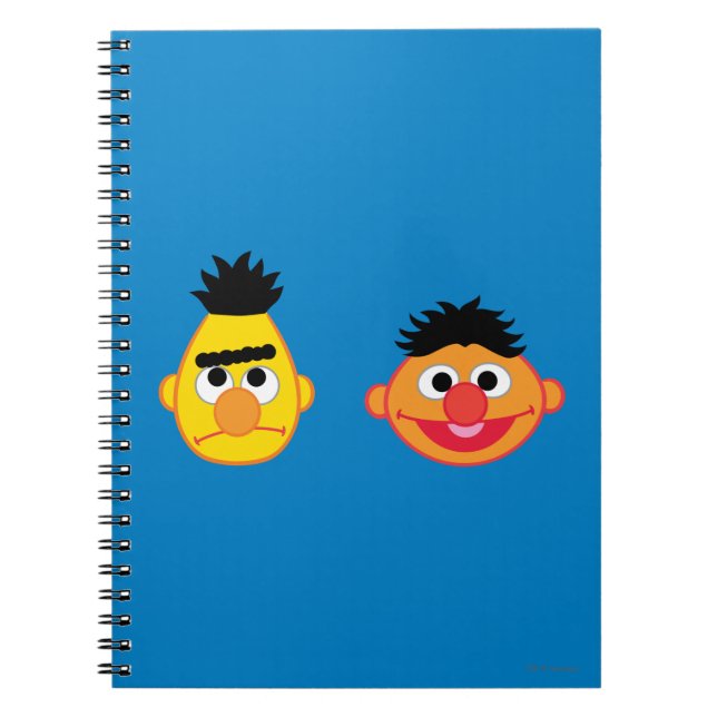 Carnet Bert & Ernie Emojis (Devant)