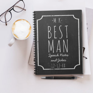 Carnet Best Man Speech Notes and Plaisanteries Mariage Jo