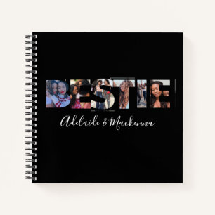 Carnet Bestie personnalisée BFF Best Friends Photo Collag