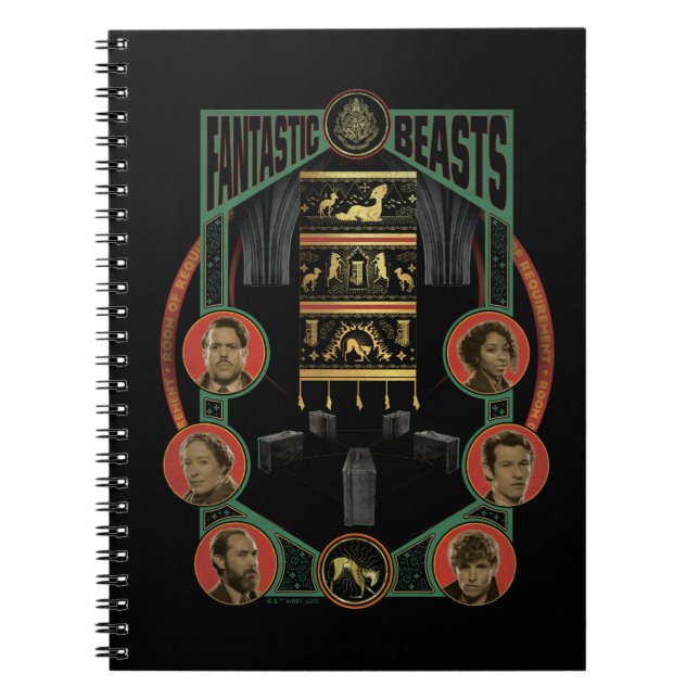 Carnet Bêtes fantastiques Salle des besoins Graphique (Devant)